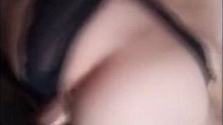 Отомстил соседу и снял на телефон, как трахаю его жену в черных трусиках